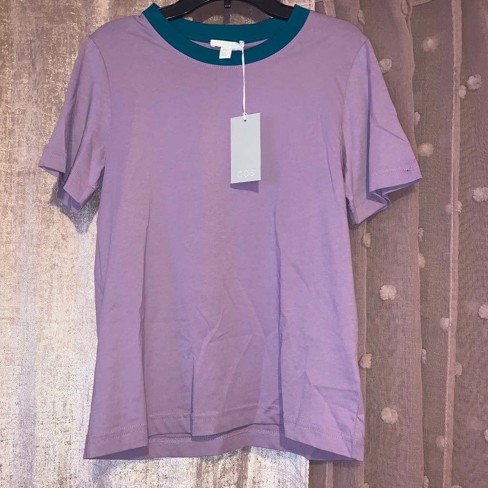 COS Lavender Cotton Shirt